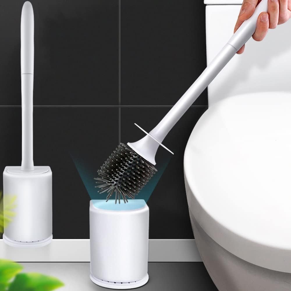 Eco-Friendly Toilet Brush Set with 360 Cleaning