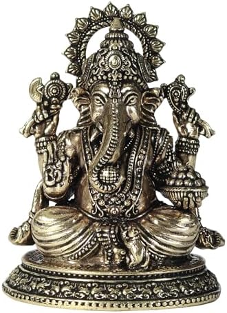 Superfine Brass Ganesha Statue Home Office Decor