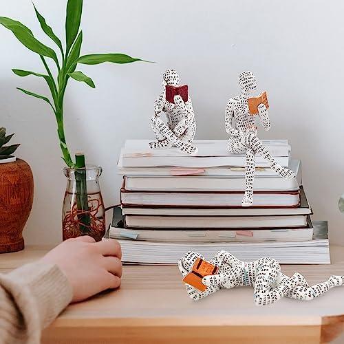 Puthiac Home Decor Accents - Reading Woman Figurine Statue