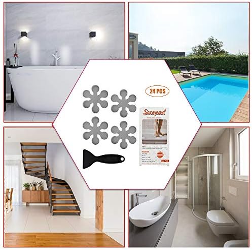 Secopad Bathtub Stickers Non-Slip 12 PCS Safety Treads