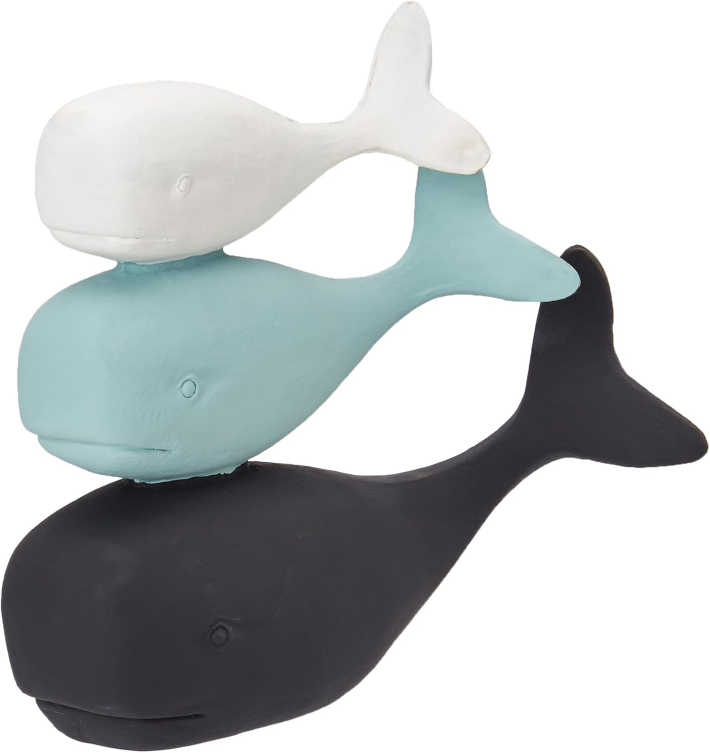 Deco 79 Polystone Whale Home Decor Statue with Acrylic Base