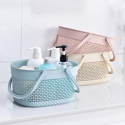 Rejomiik Portable Shower Caddy Basket with Handles