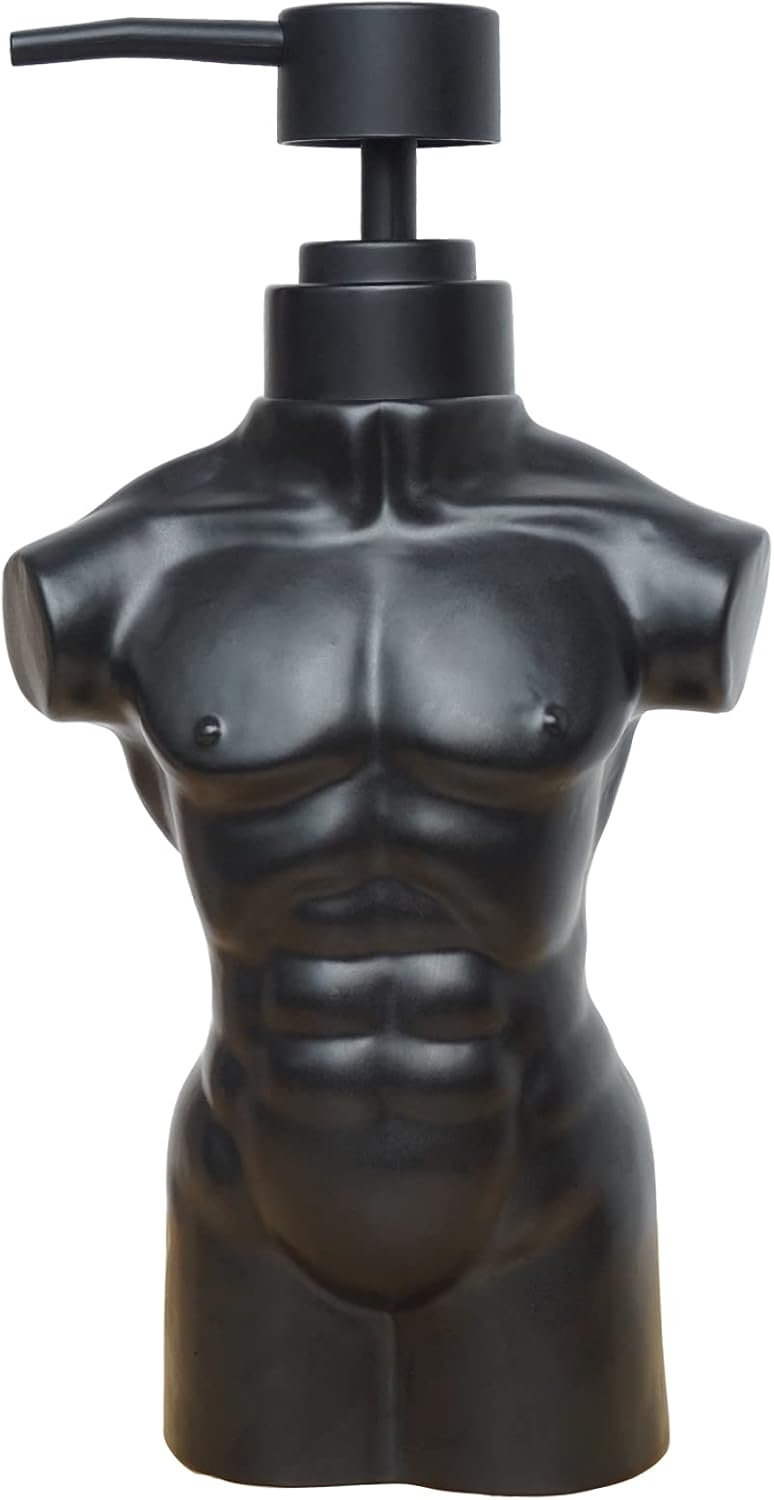 CAAHANJIA Ceramic Boy Soap Dispenser Set 1