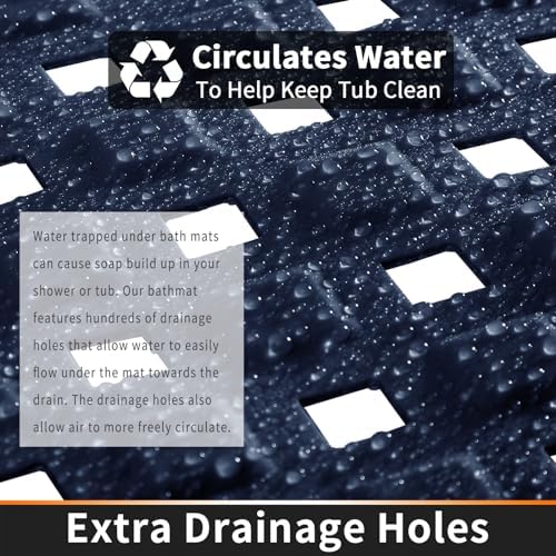 Yimobra Non Slip Bathtub Mat with Suction Cups