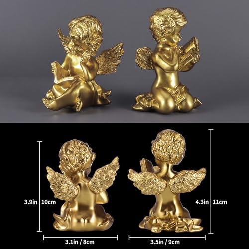 Goetland 2 Cherubs Baby Angel Statue Garden Decor