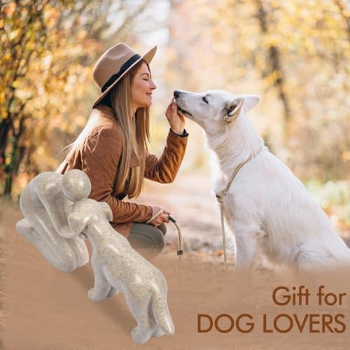 FriyGardcn Dog Sculpture Home Decor Statue 1