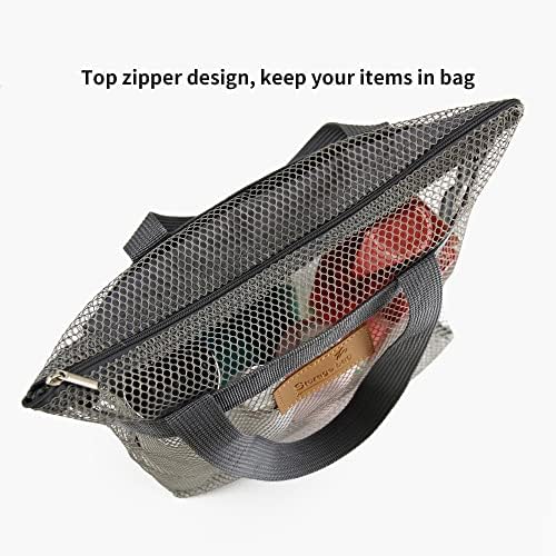 TOPASION Mesh Shower Caddy Bag Portable Organizer