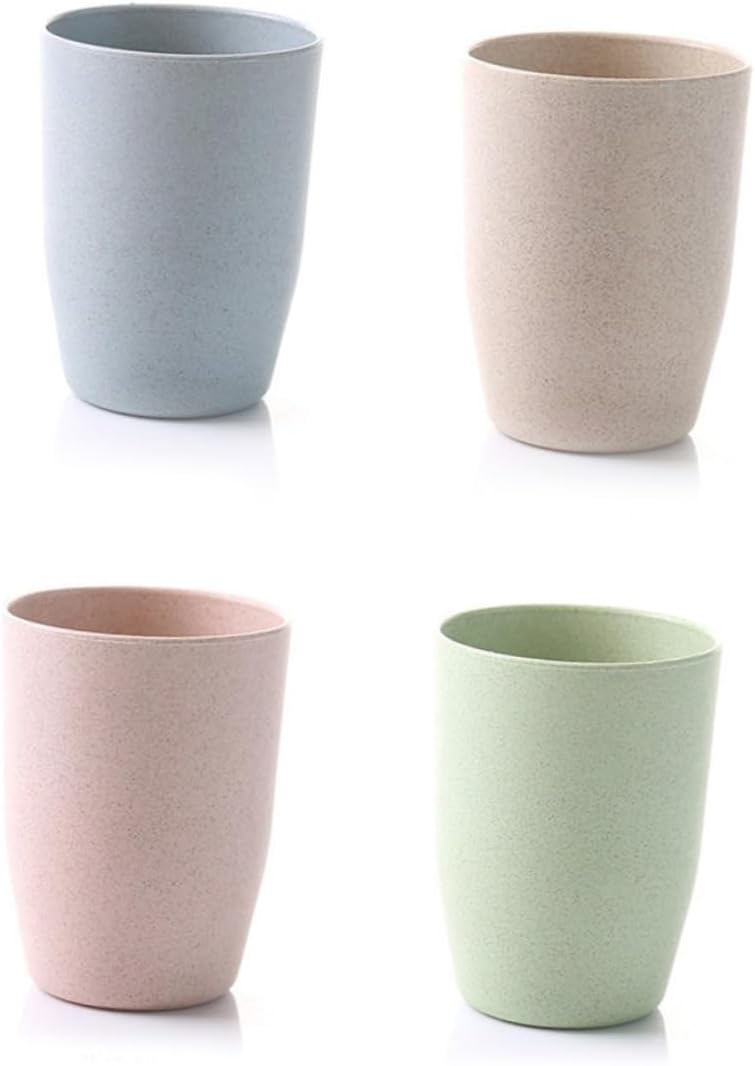 Luxshiny Wheat Stem Bathroom Rinsing Mug