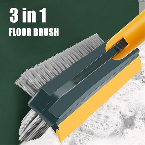 Diulala 3 in 1 Toilet Brush with Rotating Head and Squeegee