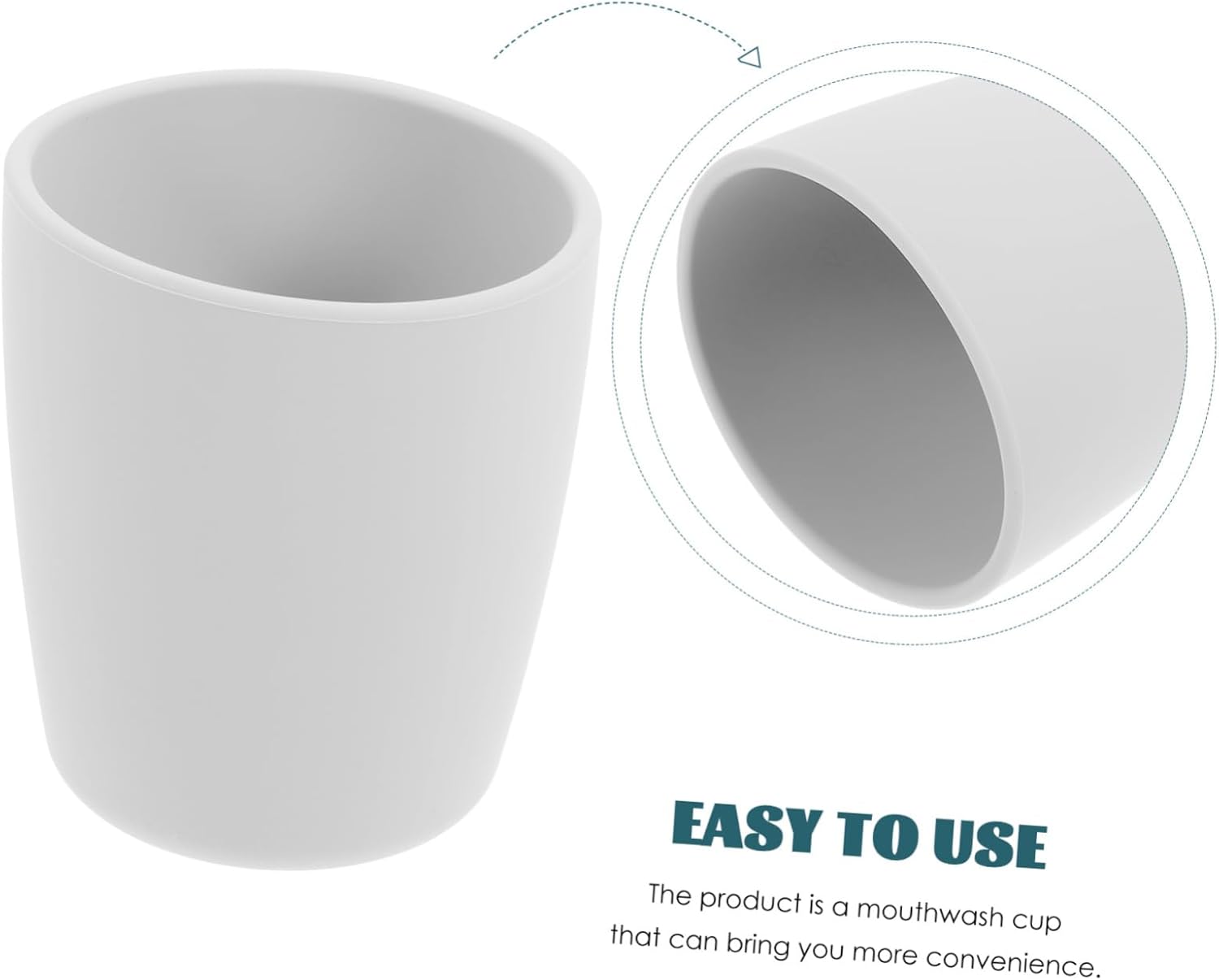 STOBAZA Spill Proof Silicone Water Cup for Kids