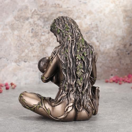 Veronese Design 4 38 Inch Mother Earth Gaia Nurturing Baby Resin Sculpture
