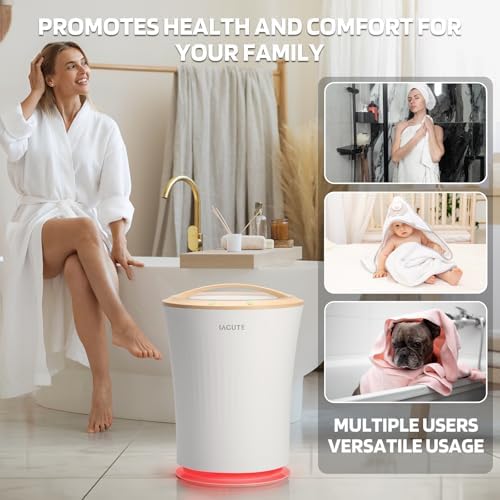 Lagute Towel Warmers Bucket with WiFi Control and RGB Light