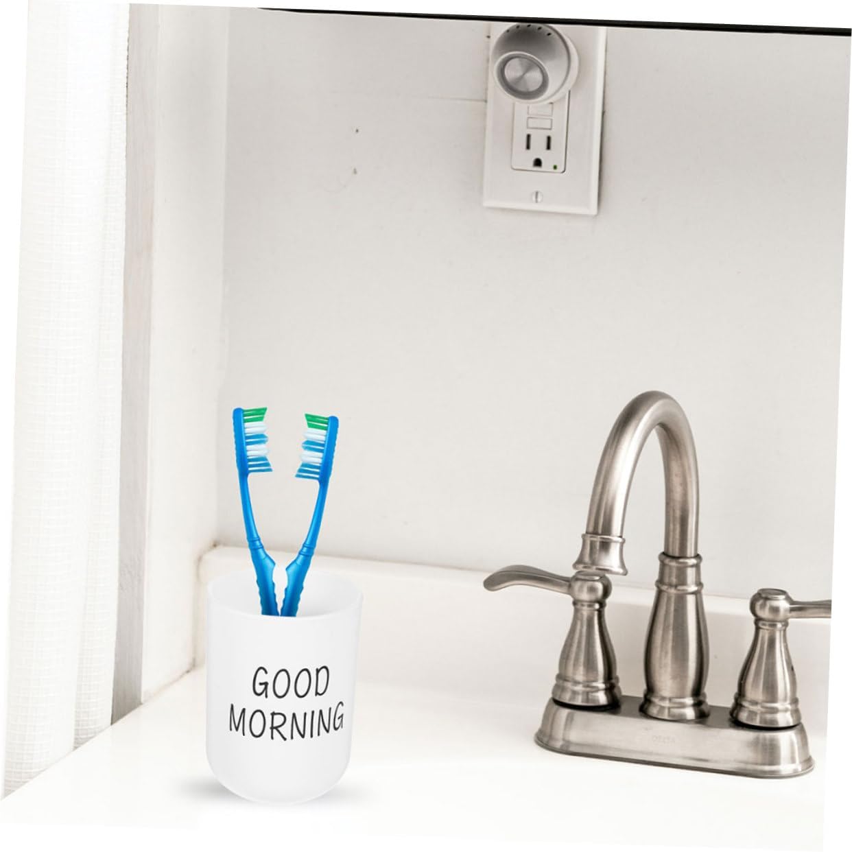 Tineasur Bathroom Tumbler Cup Reusable Unbreakable Plastic