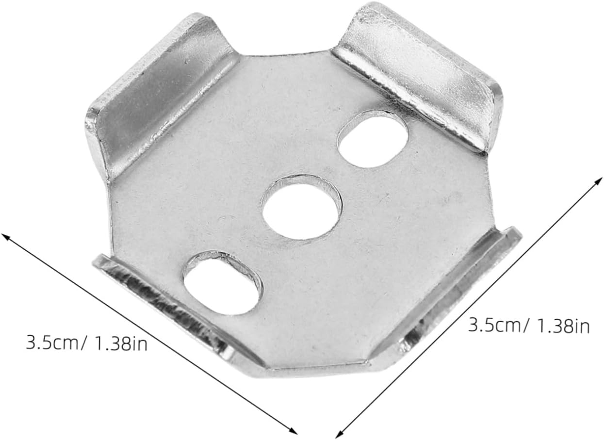SOLUSTRE 2Pcs Towel Rack Replacement Parts Stylish Bracket with Base Pads and Clips