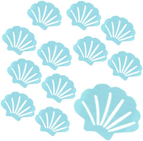 Coufce Bathtub Stickers Non-Slip Seashell Shape 30Pcs