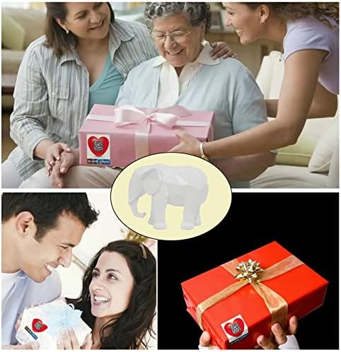 Cynkeyee Elephant Figurine Statue - Modern Minimalist Home Decor