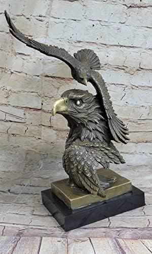 Victory Eagle Flight Statue Real Bronze Decorative Figurine
