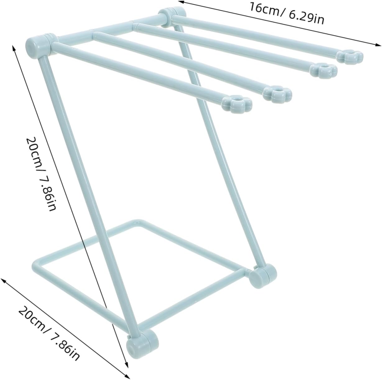 SOLUSTRE Foldable Towel Holder Rack for Kitchen Bathroom