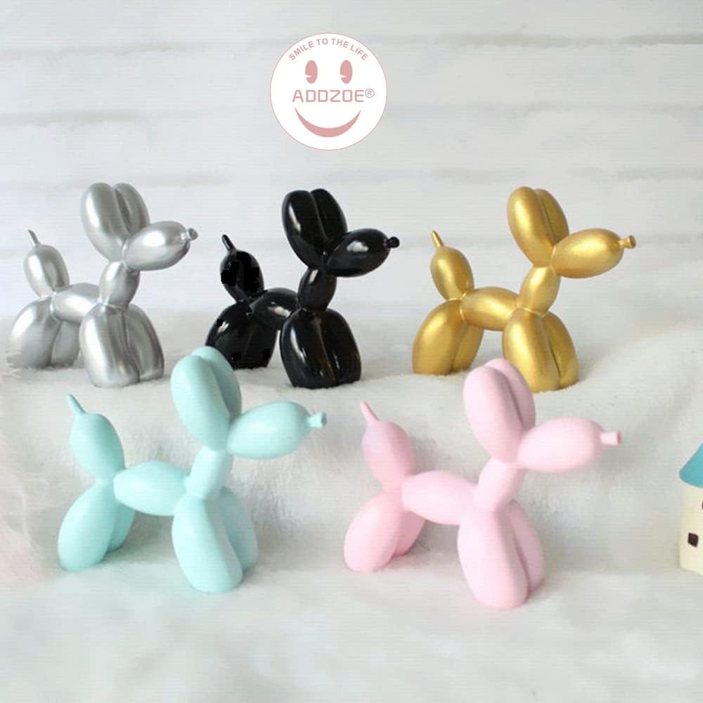 Addzoe Resin Balloon Dog Sculpture - Light Blue