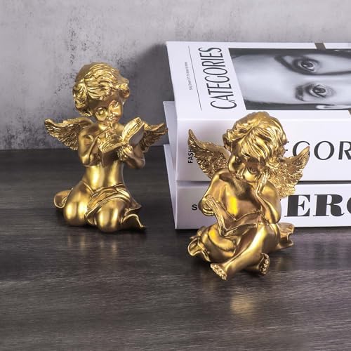 Goetland 2 Cherubs Baby Angel Statue Garden Decor