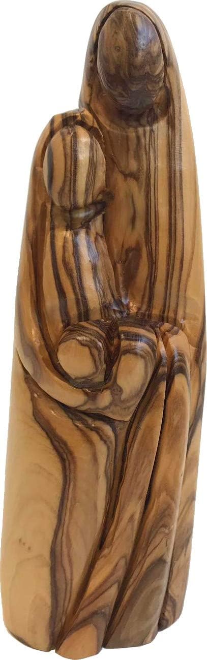 Holy Land Market Olive Wood Holy Family Sculpture 1