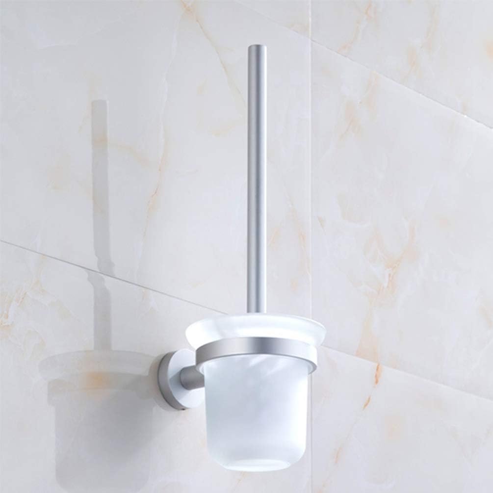 LUDSUY Space Aluminum Toilet Brush Holder 1
