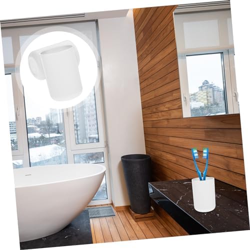 2pcs Toothbrush Cups Lightweight Bathroom Tumblers for All Ages 1