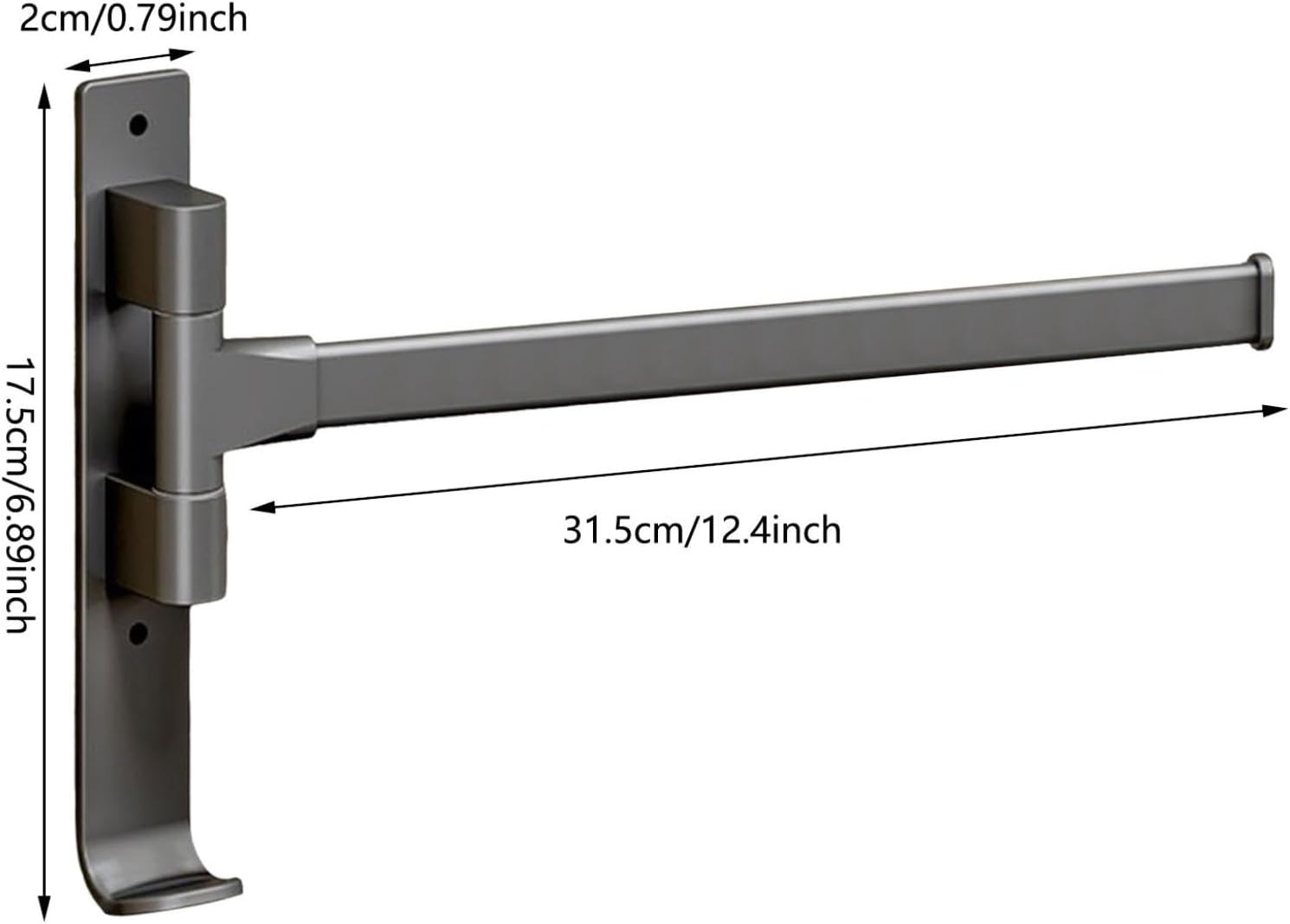 Lavilody Swivel Towel Rack 1-4 Arm Adjustable