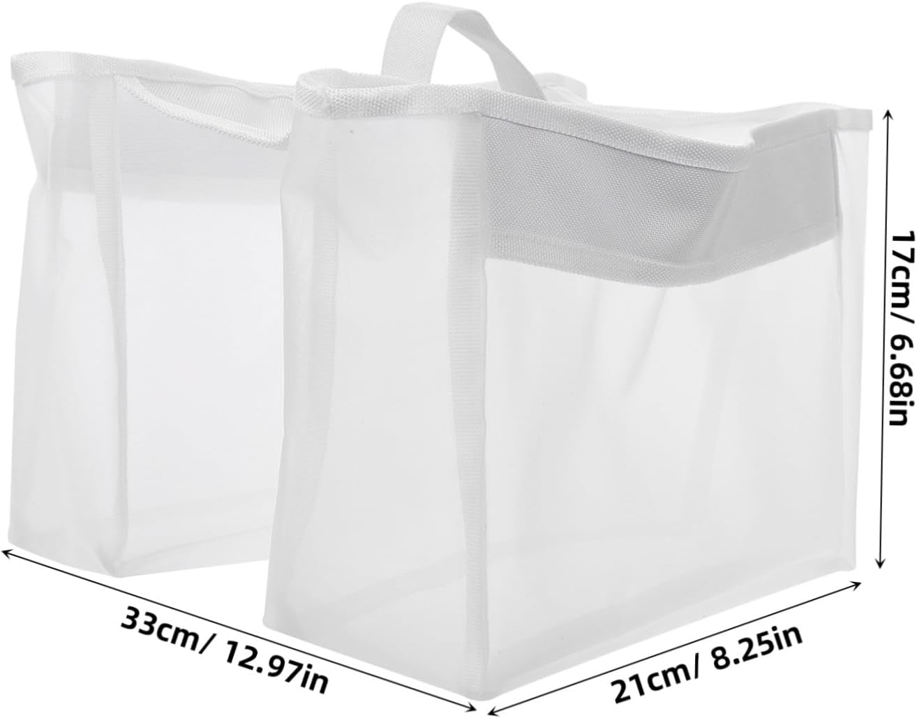 Cabilock Portable Mesh Bath Toy Organizer with Pockets