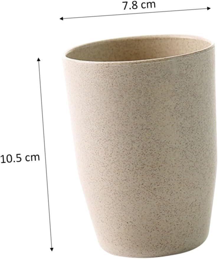 HOLIDYOYO Bathroom Tumbler Cup with Wheat Stem Design