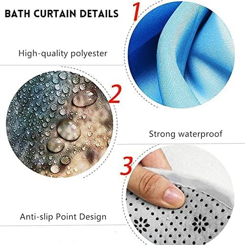 Nkzply 4 Pcs Black White Striped Bathroom Set