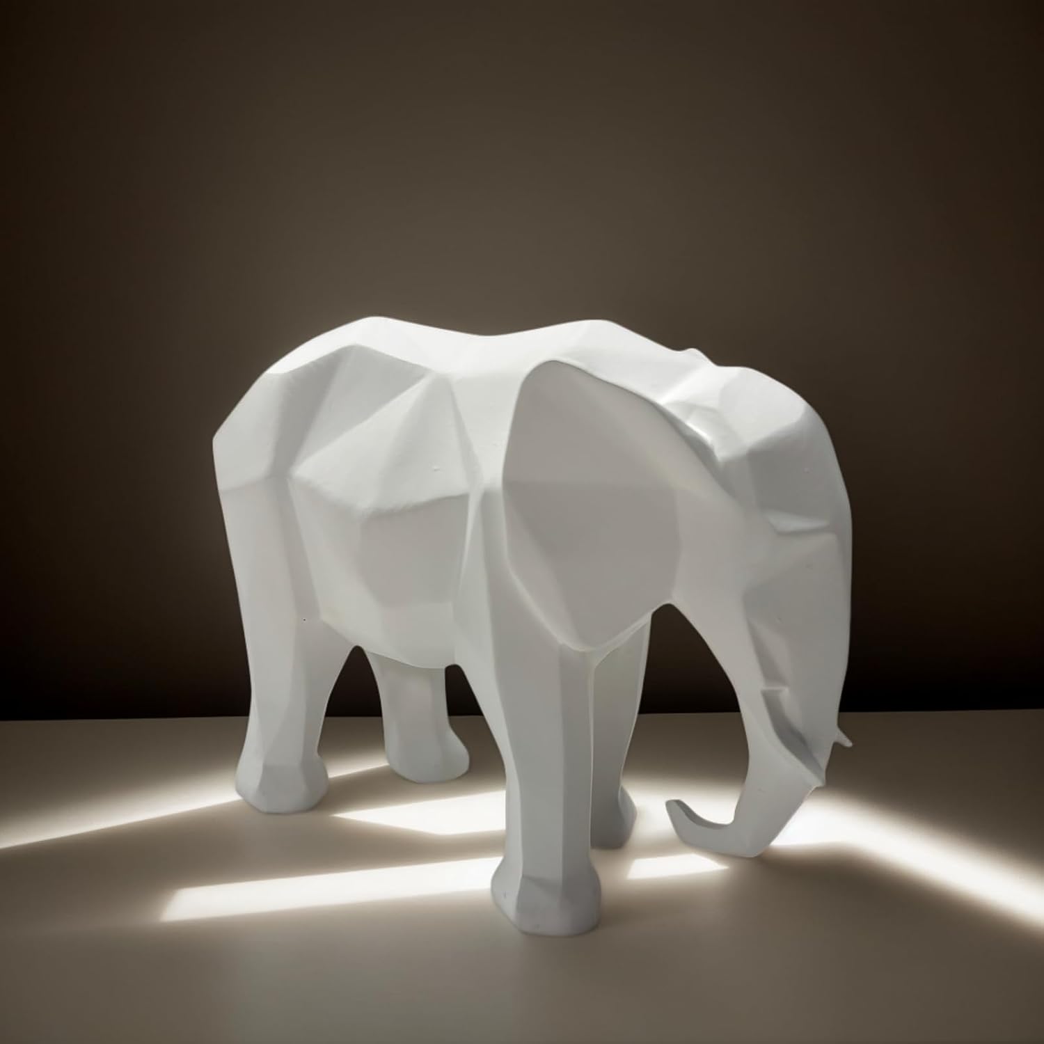 Cynkeyee Elephant Figurine Statue - Modern Minimalist Home Decor