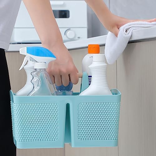 Rejomiik Portable Shower Caddy with Handle - Blue