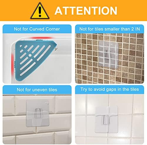 Sotfamily Shower Caddy Corner 4 Pack Black