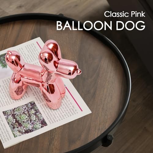 Notakia Balloon Dog Ceramic Statue Home Decor