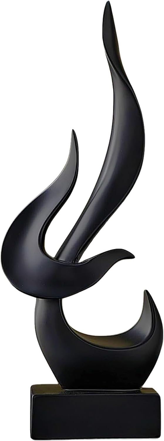 Dosker Black Flame Sculptures Home Decor