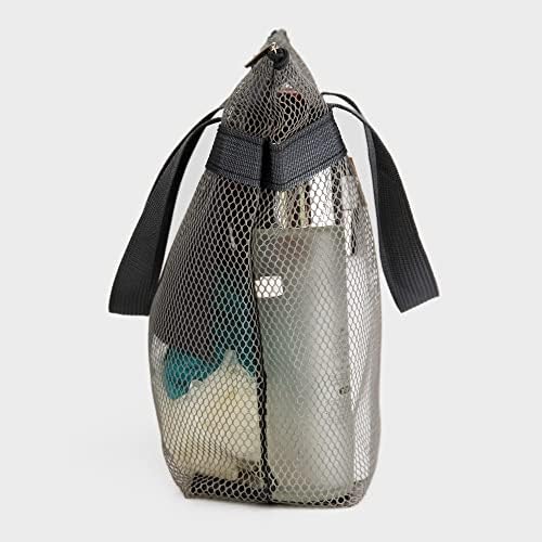 TOPASION Mesh Shower Caddy Bag Portable Organizer