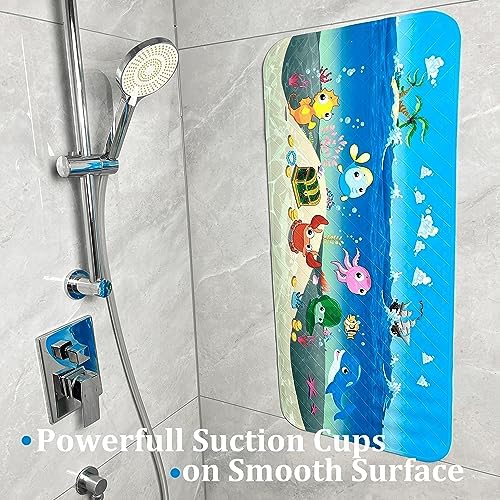 AZONEIN Cartoon Tub Mat - Non Slip Fun Safe for Kids