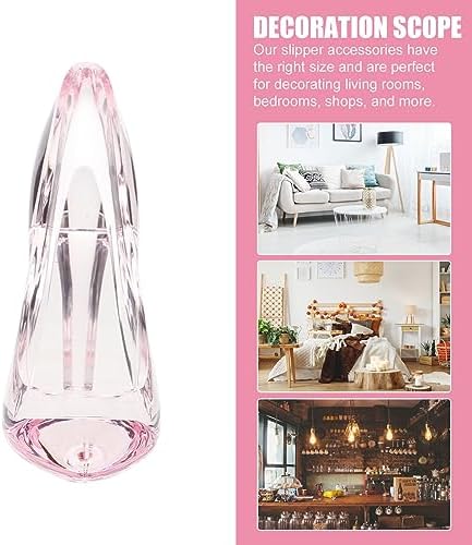 IMIKEYA Crystal Princess High Heel Shoe Sculpture