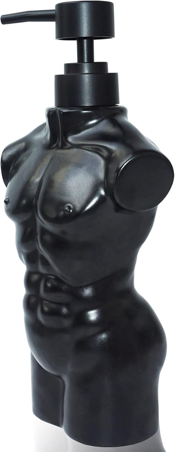 CAAHANJIA Ceramic Boy Soap Dispenser Set 1