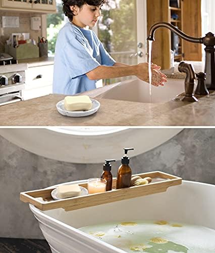 Luxspire Soap Dish with Marble Pattern