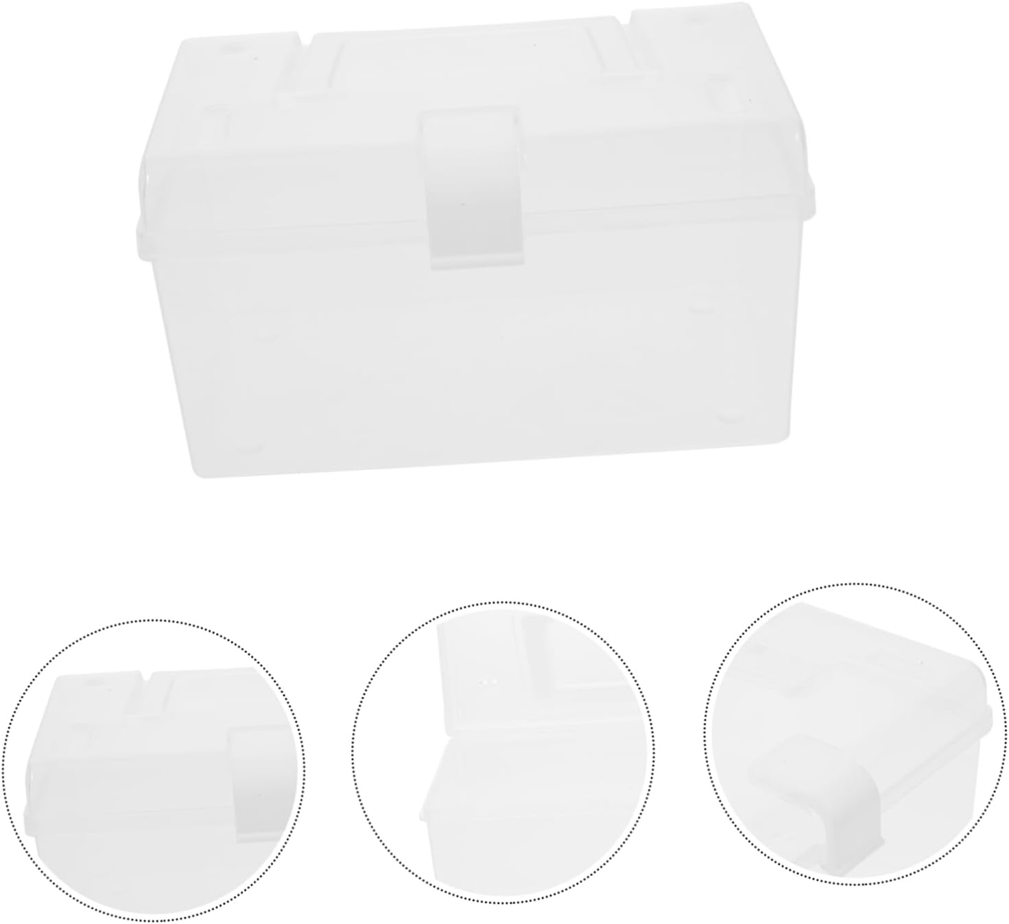 GRADENEVE Portable Medicine Cabinet with Buckle Closure