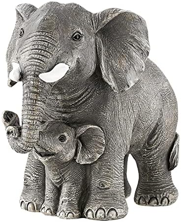 Ylncicn Elephant Statue - Large Grey Home Decor