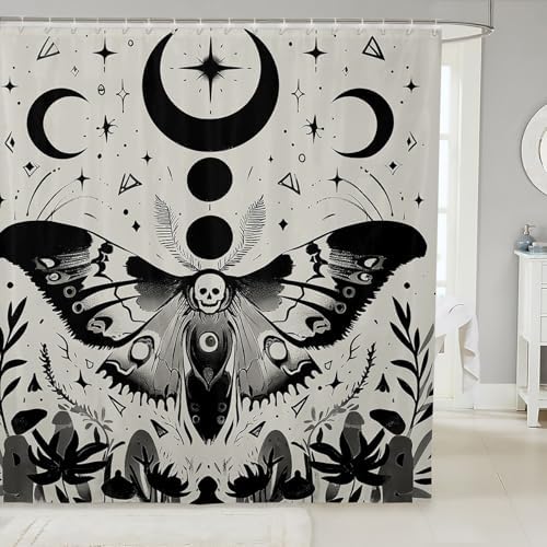 Feelyou Sun and Moon Bath Curtain Set for Kids