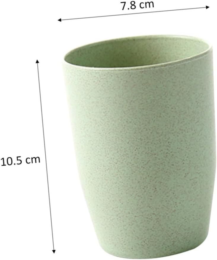 KONTONTY Wheat Stem Bathroom Tumbler Cup