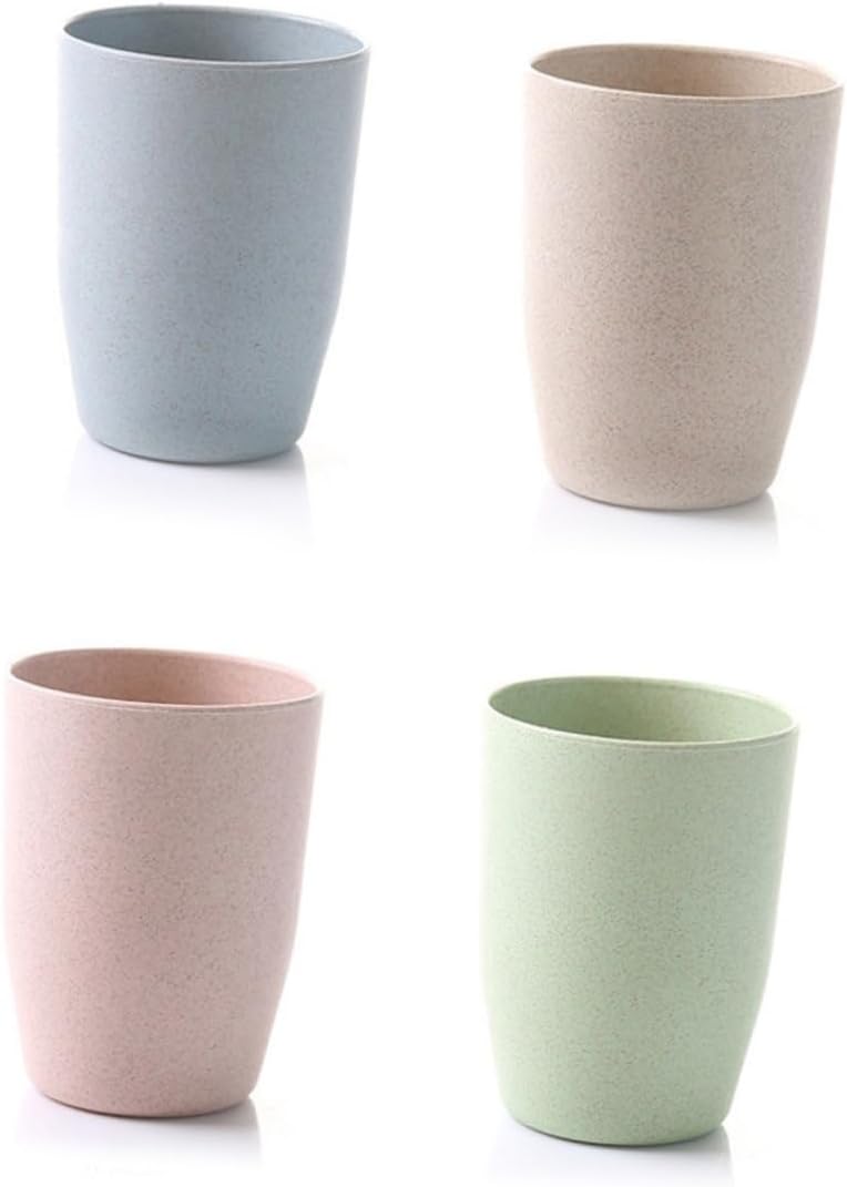 ABOOFAN Wheat Stem Rinsing Mug for Bathroom and Multi-Use Tumbler