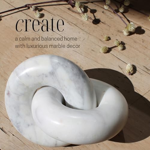 STRONA Marble Knot 6 Shelf Accent Decor