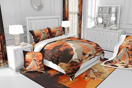 Feelyou Kids Samurai Shower Curtain Set 1