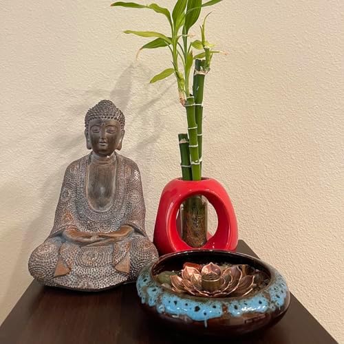 Tolatr Buddha Statue 866 Inch Resin Garden Decor