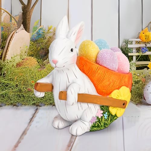 Fribtest Easter Bunny Figurine Home Decor